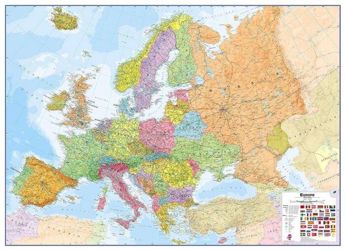 Europos politinis sieninis žemėlapis
