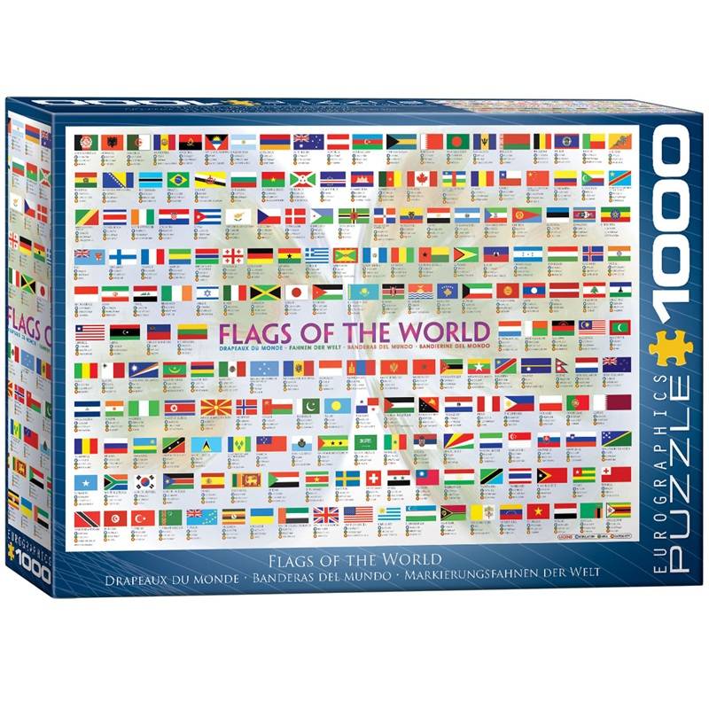 smartworld.lt 628136601283 1 Dėlionė Pasaulio vėliavos 1000 detalių