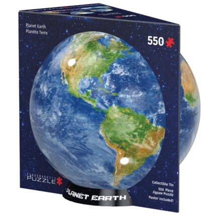 Dėlionė metalinėje dėžutėje Žemės planeta 550 detalių
