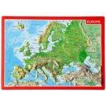 3D Europos georeljefo atvirukas 10x15cm