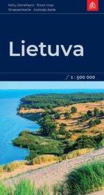 Lietuvos ir Kaliningrado kelių žemėlapis. M 1:500 000
