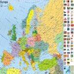 Europos žemėlapis A3 laminuotas