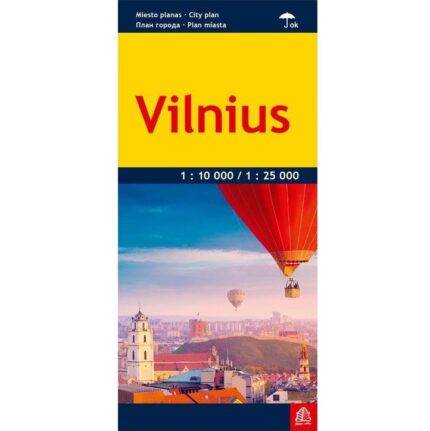 Vilniaus miesto planas laminuotas 1 : 10 000 / 1 : 25 000. 2026 metų leidimas