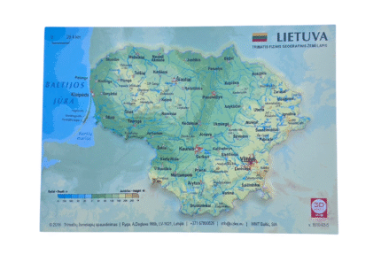 Reljefinis atvirukas LIETUVA