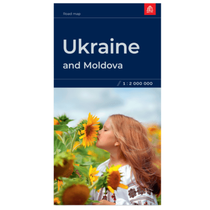 Ukrainos ir Moldovos kelių žemėlapis 1:2 000 000