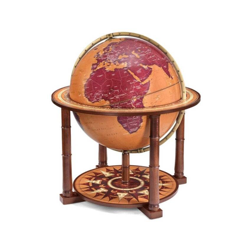 Gaublys Aries Coral-Maroon 60cm skersmens gaublys anglų kalba iš Zoffoli. Pagaminta rankomis, Italijoje
